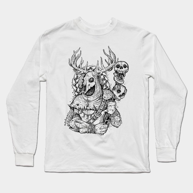 Leshy guardian witcher slavic myth Long Sleeve T-Shirt by BlackForge